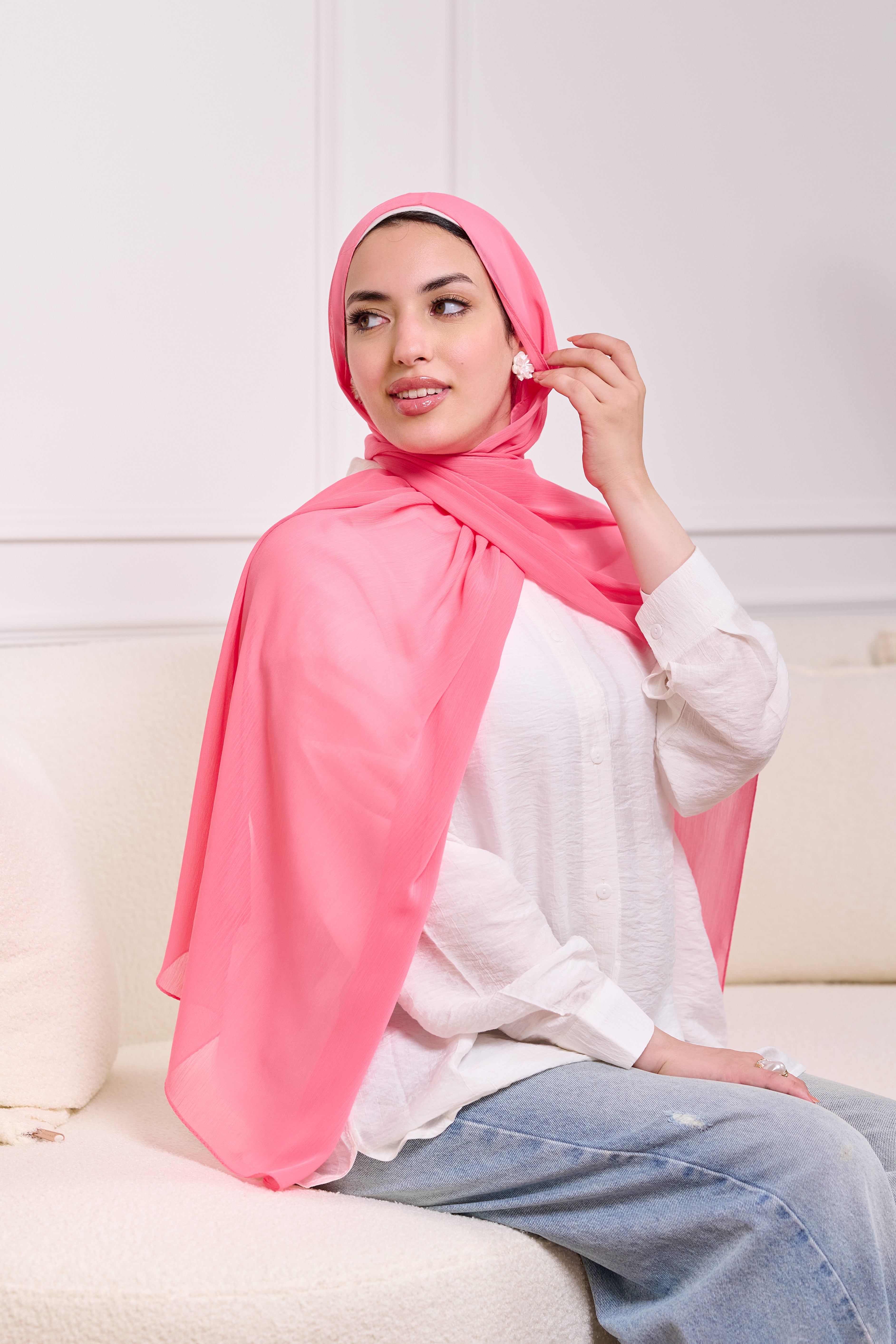 PLAIN CHIFFON SCARF