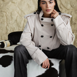 Thea Trench Jacket-Beige