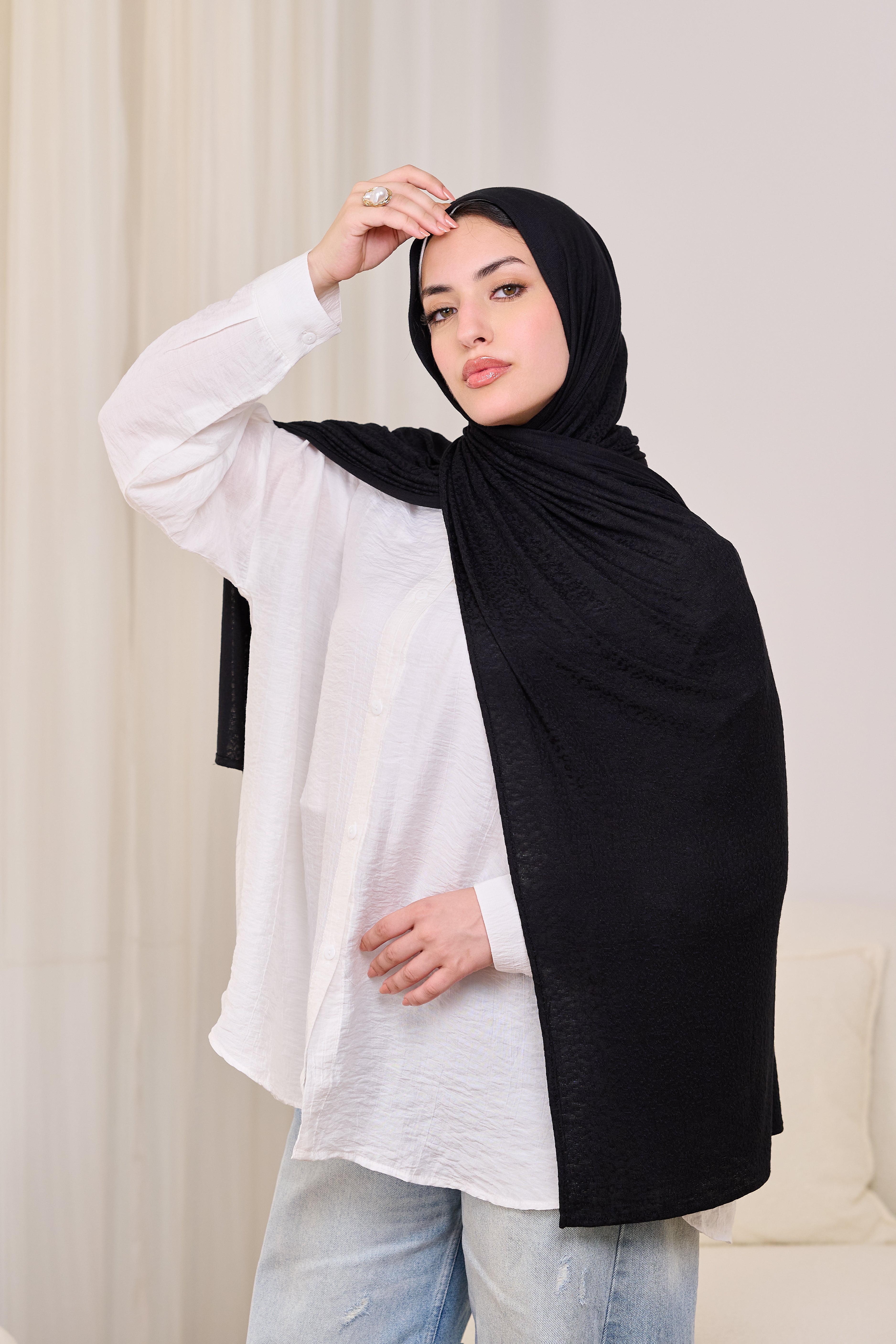 LEOPARD KUWAITI SCARF