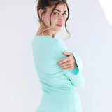 Flared Cuff Rib Top