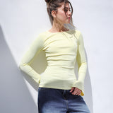Flared Cuff Rib Top