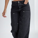 BAGGY JEANS - BLACK