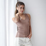 V-Neck Ribbed Tank