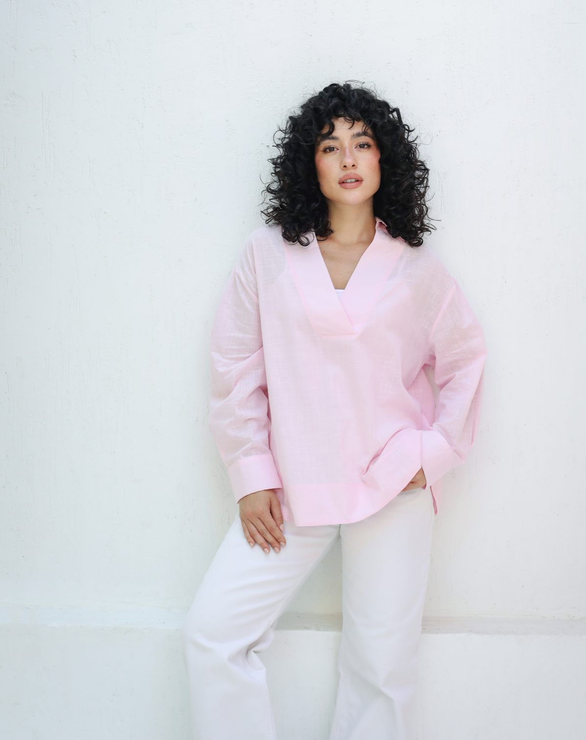 V-neck Blouse