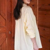 Bloom Linen shirt- Butter Yellow
