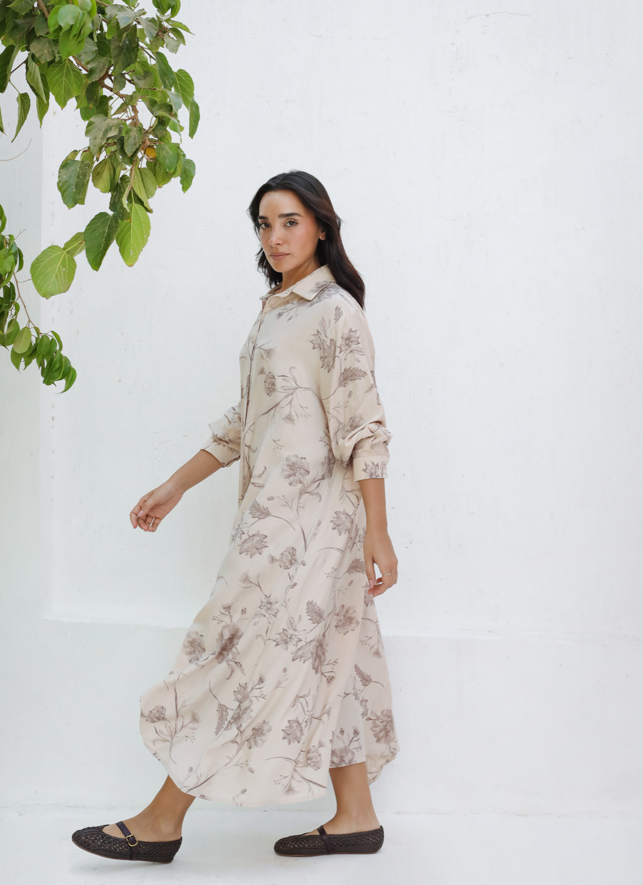 Flowy Shirt Dress