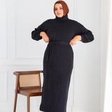 Mohair Dress- Black