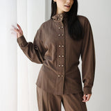 Valencia Linen Set-Brown