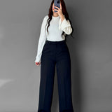 Wide Leg pants-black