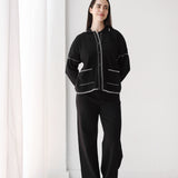 Velora Knit Set-Black