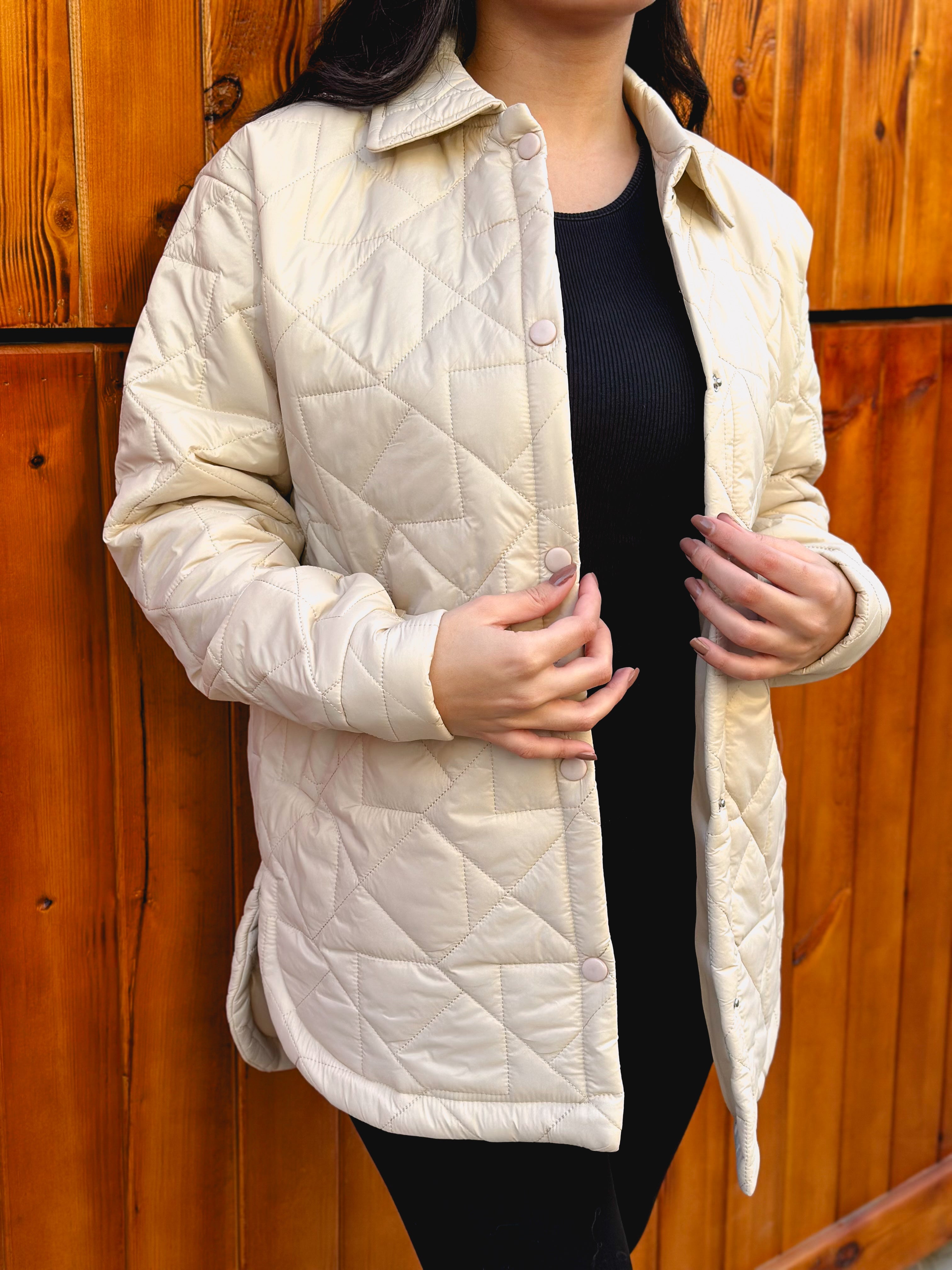 Oversize quilted jacket