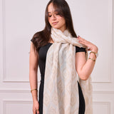 Paisley Scarf - off white