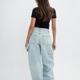 Loose Fit Light Wash Jeans