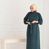 Mohair Dress- Dark jade