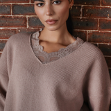 The Lace Sweater-Cafe