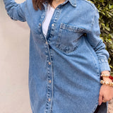 Longline Denim Shirt