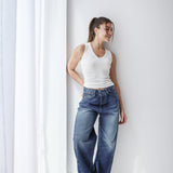 V-Neck Ribbed Tank