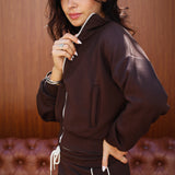 Off-Duty Modal Set in Brown