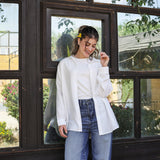 Bloom Linen shirt- White