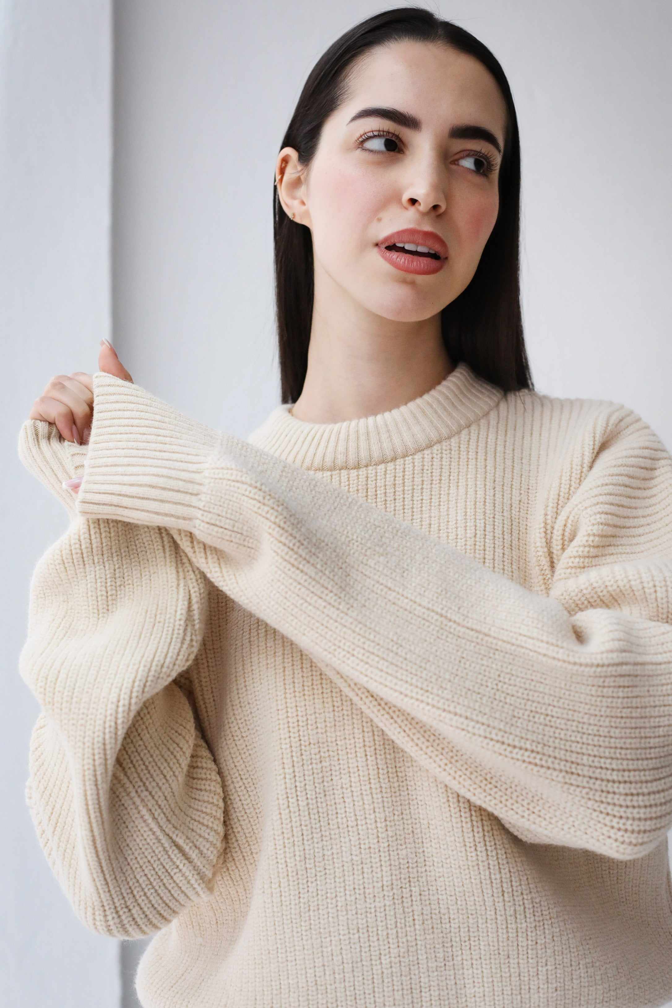Soft Rib Knit Sweater