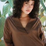 V-neck Blouse