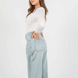 Loose Fit Light Wash Jeans