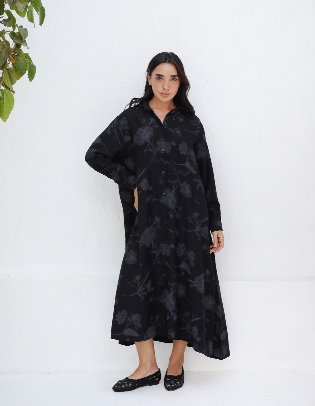 Flowy Shirt Dress