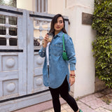 Longline Denim Shirt