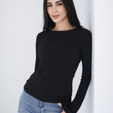 Flared Cuff Rib Top