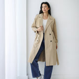 Double-Breasted Trench coat-beige