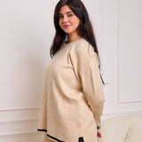 Everyday Knit set in beige