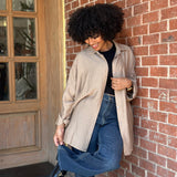 Linen shirt in beige