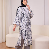 Black Linen cardigan