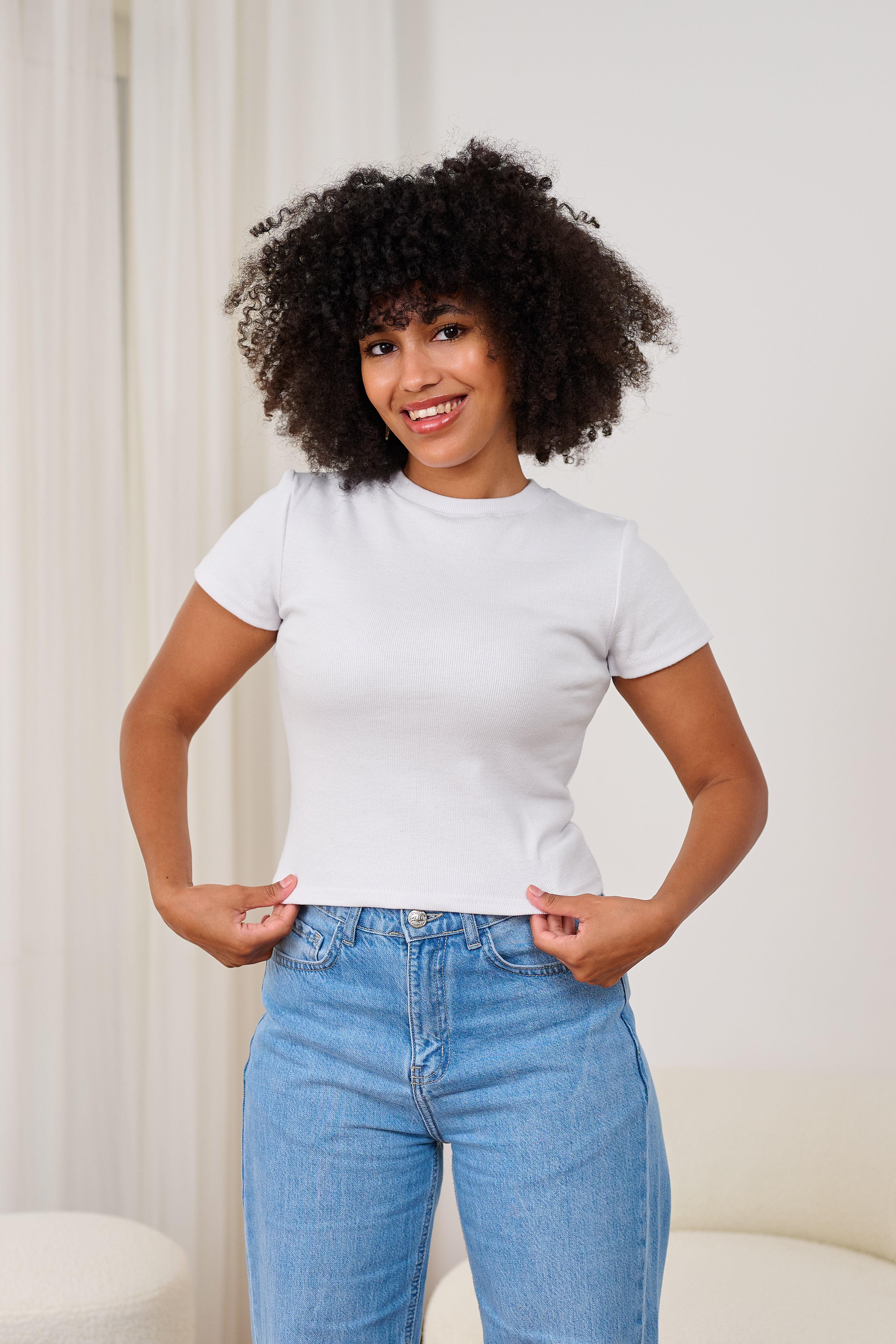 Short sleeves Ripped top