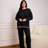 Everyday Knit set in black