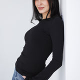 Flared Cuff Rib Top