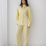Valencia Linen Set-Butter yellow