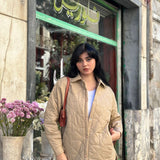 Oversize quilted jacket