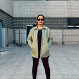 Oversize quilted jacket