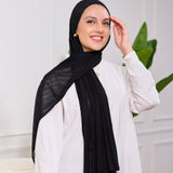 EVERYDAY LYCRA SCARF-BLACK