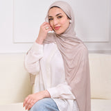 EVERYDAY LYCRA SCARF-LIGHT ASH