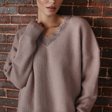 The Lace Sweater-Cafe