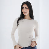 Flared Cuff Rib Top