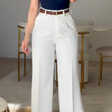 Wide Leg pants- Off white