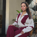 Street Flow Set- Burgundy