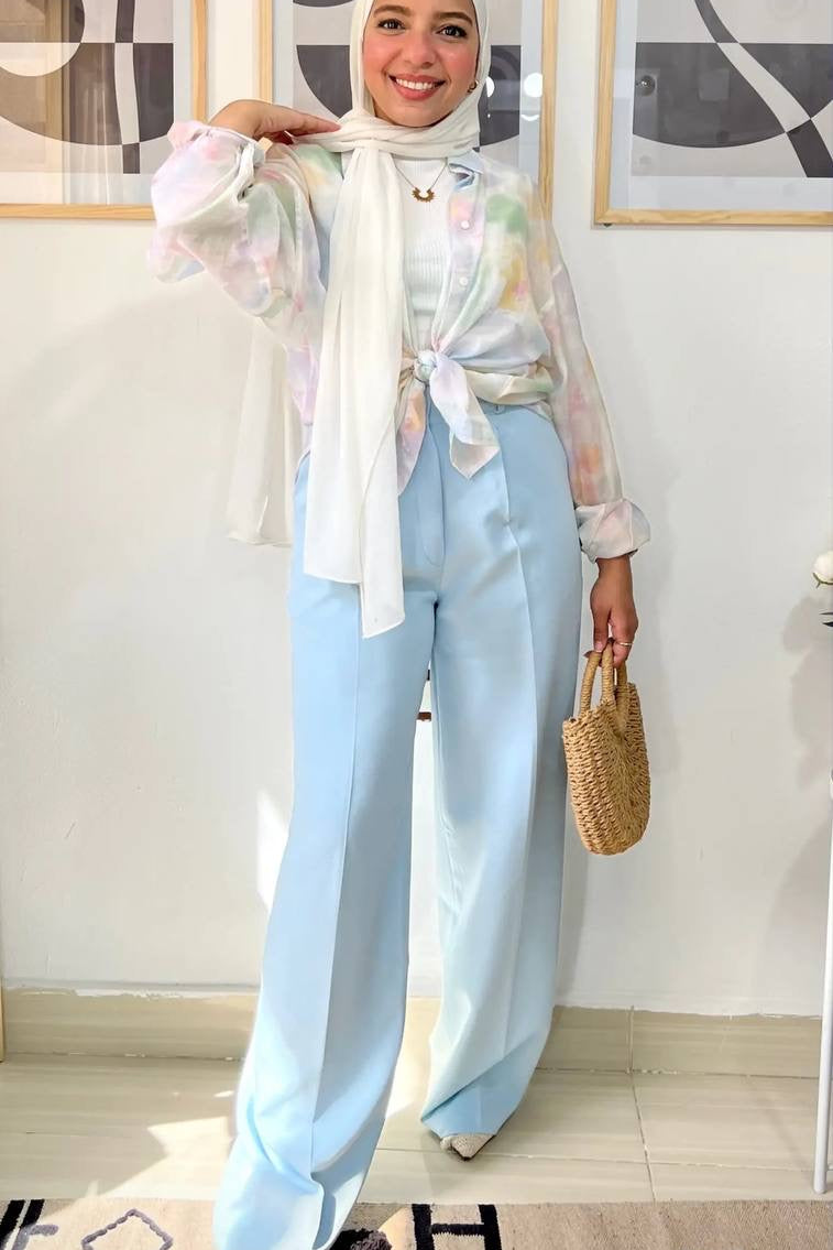 Wide leg pants