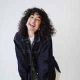 Denim Overshirt-Navy