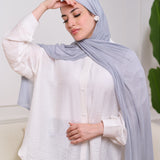 EVERYDAY LYCRA SCARF-LIGHT GRAY