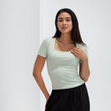 Square Neck Basic Top