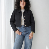 Plaid formal jacket-Dark Gray